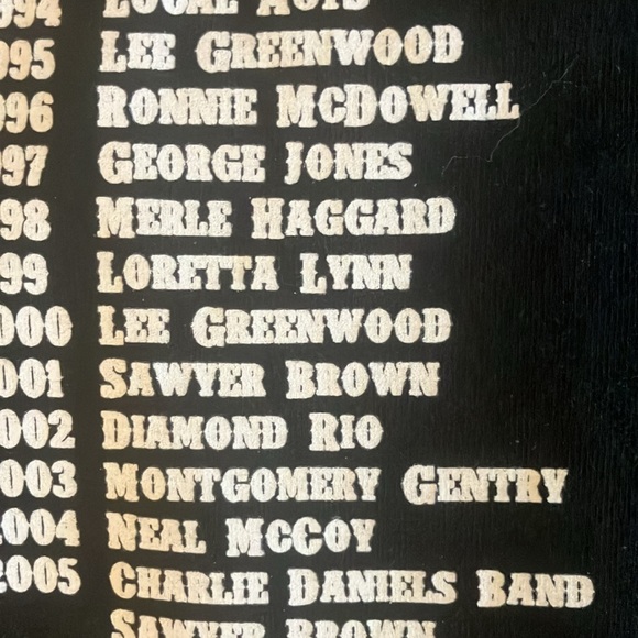 Vintage Country Concert T Shirt. #2. Jam in the Valley size XL - Picture 7 of 11